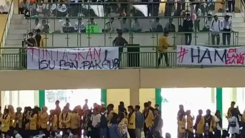 Mahasiswa UIN Bukittinggi Tolak Gubernur Sumbar Mahyeldi Orasi di Kampus, Isu PSN Air Bangis Jadi Pemicu