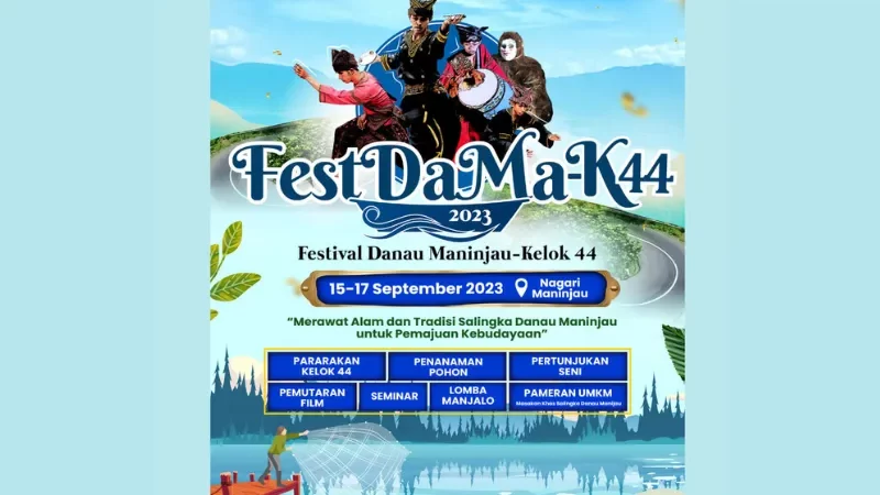 Sambut Keriuhan FestDaMa-K44 2023: Sinergi Budaya dan Alam di Tepian Danau Maninjau"