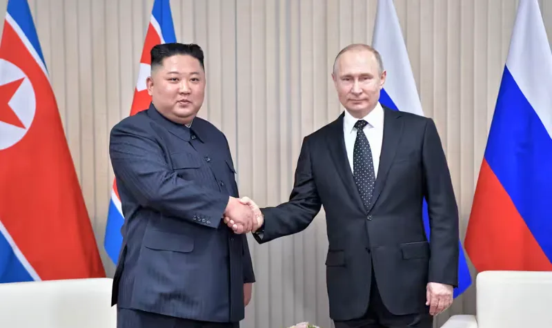 Pertemuan Rahasia Kim Jong-un dan Putin di Vladivostok: Bahas Persenjataan untuk Perang?