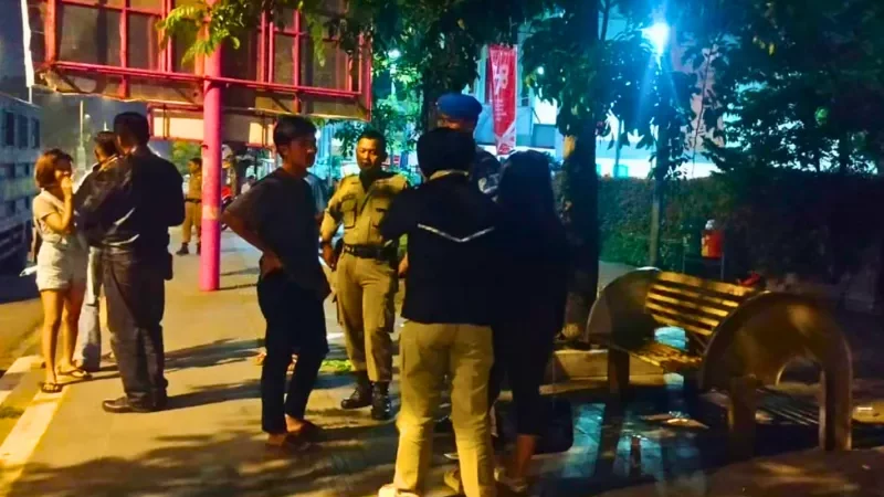 3 Perempuan Diamankan Satpol PP Padang di Jalan Khatib Sulaiman