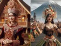 Cekricek.id - 10 Foto Menakjubkan Karya AI tentang "Keragaman Budaya Indonesia"