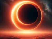 Cekricek.id - Begini Penampakan Gerhana Matahari di Mars