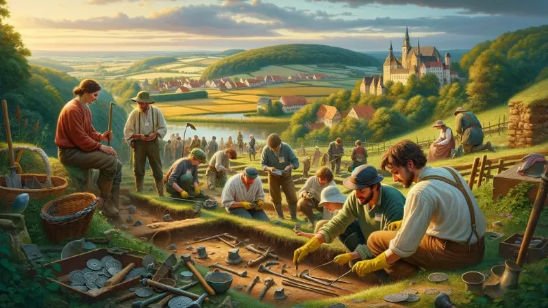 Cekricek.id - Pedang Zaman Perunggu dan Ribuan Koin Abad Pertengahan Ditemukan di Jerman