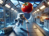 Cekricek.id - Tomat kecil NASA yang hilang selama 8 bulan akhirnya ditemukan Mengambang di Luar Angkasa