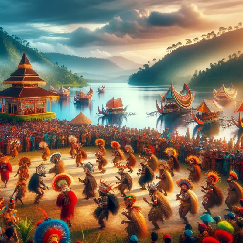 Cekricek.id - 10 Foto Menakjubkan Karya AI tentang "Keragaman Budaya Indonesia"