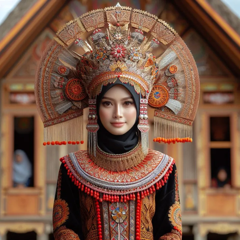 Cekricek.id - 10 Foto Menakjubkan Karya AI tentang "Keragaman Budaya Indonesia"