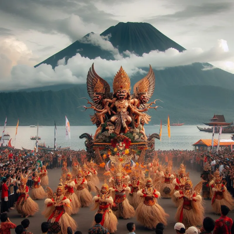 Cekricek.id - 10 Foto Menakjubkan Karya AI tentang "Keragaman Budaya Indonesia"