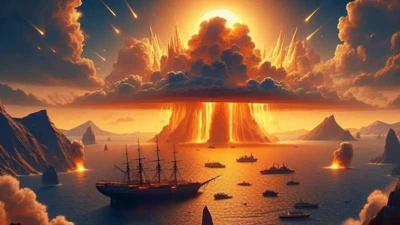 Letusan Gunung Bawah Laut Santorini 520.000 Tahun Lalu Lebih Dahsyat dari Letusan Tonga