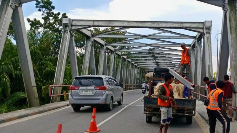 Berita Riau Hari Ini: Perbaikan Jembatan Siak II Pekanbaru Rampung, Pengendara Diminta Waspada