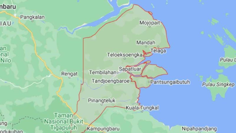 Berita Inhil Hari Ini dan Berita Riau Hari Ini: Letak, Luas dan Batas Wilayah Indragiri Hilir (Inhil), Riau.