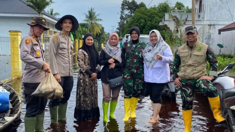 Berita Inhil Hari Ini dan Berita Riau Hari Ini: Banjir Rendam 2 Kecamatan di Inhil Hingga 80Cm