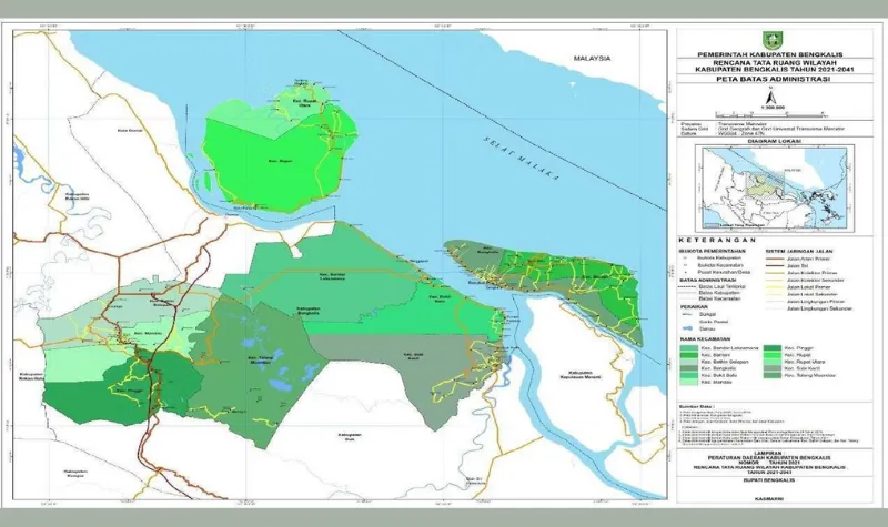 Inilah Kondisi Geografis Bengkalis, Riau 2 Lampiran Gambar