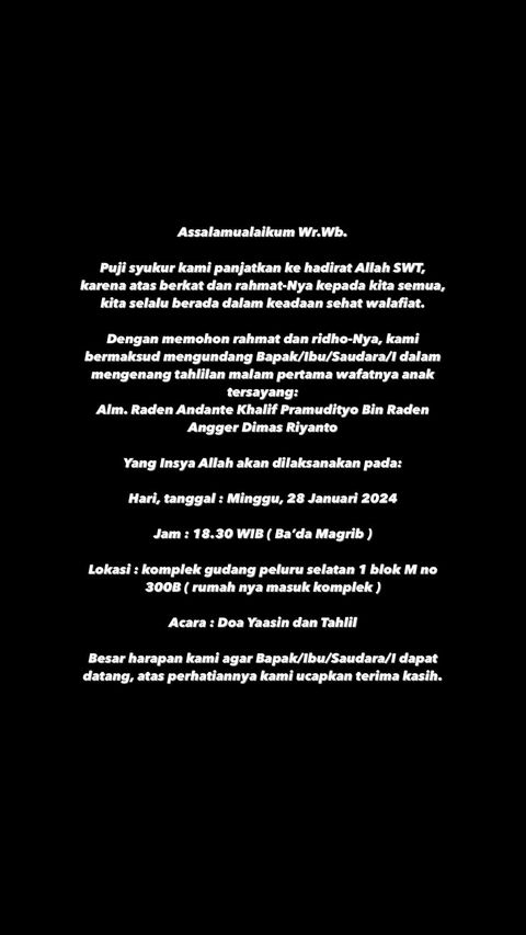 Berduka, Tamara Tyasmara Kehilangan Buah Hati