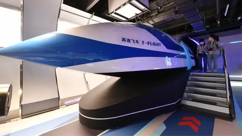 Kereta Maglev T-Flight Tiongkok Cetak Rekor Kecepatan 387 mph, Target Melampaui Pesawat dengan Kecepatan 1.000 km/jam
