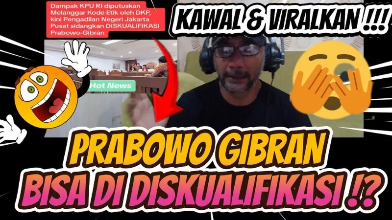 PN Jakarta Pusat Diskualifikasi Pencalonan Gibran, Apakah Betul? Cek Fakta!