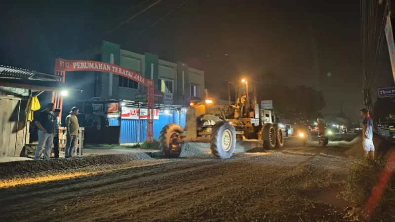 Berita Riau Hari Ini: Perbaikan Jalan Kualu di Kampar Ditarget Rampung Jelang Lebaran