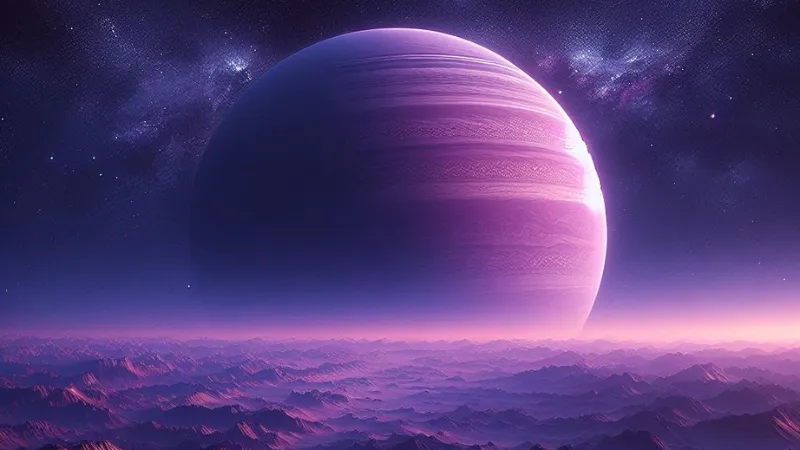 Planet Ungu, Jejak Kemungkinan Kehidupan Alien yang Selama Ini Dicari