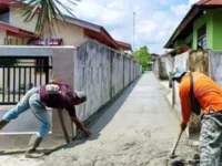 Berita Riau Hari Ini: 59 Kilometer Jalan Lingkungan di Pekanbaru Telah Disemenisasi