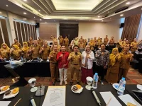 DPMPTSP Sumbar mengadakan Workshop Strategi Promosi Peluang Investasi Daerah di Hotel HW Padang, Senin (21/7/2025). (Foto: DPMPTSP Sumbar)