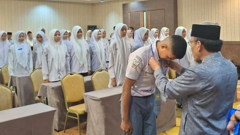 54 calon Paskibraka Kota Padang 2025 dikukuhkan (Foto: Ist)