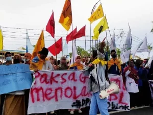 Demo di DPRD Sumbar, Ojol Minta Kapolri Proses Aparat Penabrak Rekannya