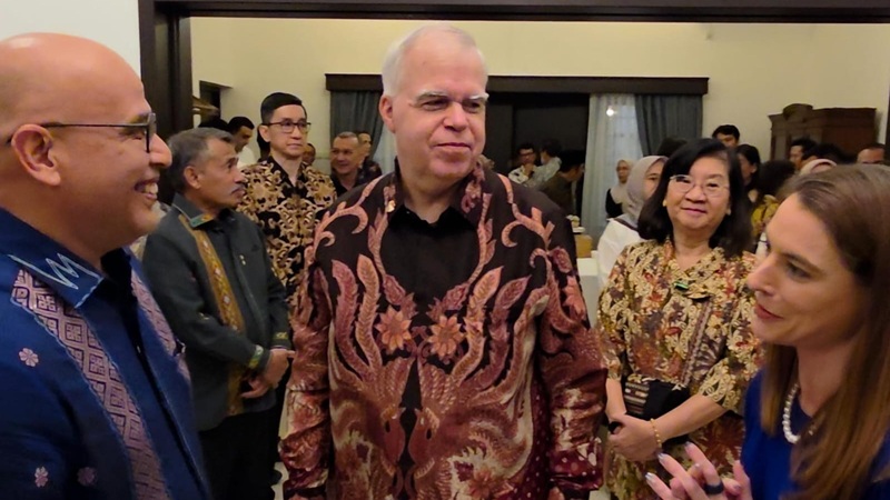 Kepala DPMPTSP Sumbar Hadiri "Welcome Reception" Konsul AS di Medan